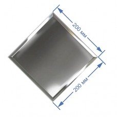 Зеркальная плитка 20x20 см с фацетом 10 мм (квадрат)